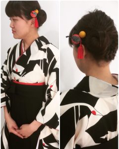 卒業式×袴の着付け♪