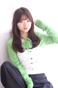 セミロング×顔まわりレイヤー☆