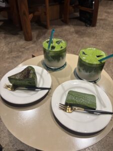 抹茶のカフェ行きました♪