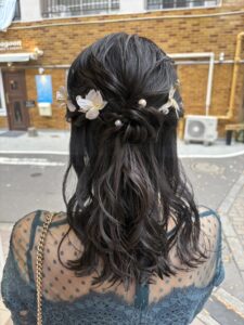 ふわふわハーフアップ☆