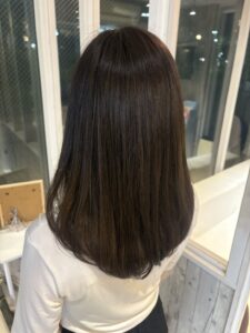 ★透明感カラー★オリーブグレージュ