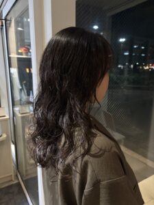 黒髪×パーマ スタイル☆